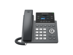 Grandstream 2-Line Carrier Desk Phone 2x Gigabit Ethernet ports, Supports POE