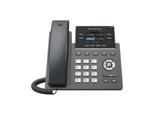 Grandstream 2-Line Carrier Desk Phone 2x Gigabit Ethernet ports, Supports POE