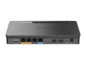Grandstream GWN7002 Wired VPN Router & Firewall, 4 x GbE LAN/WAN (2 x PoE Out), 2 x SFP