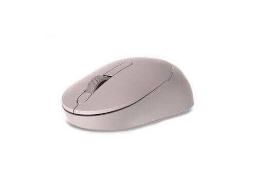 Light pink wireless computer mouse