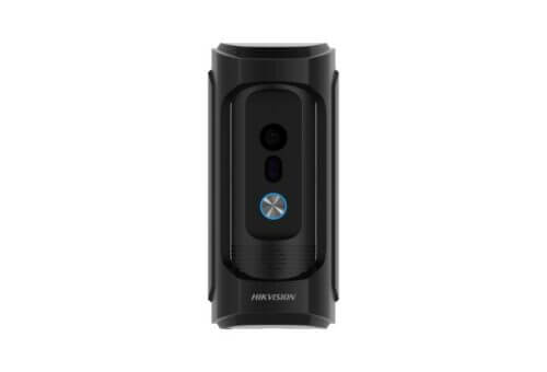 Hikvision doorbell camera, black modern design