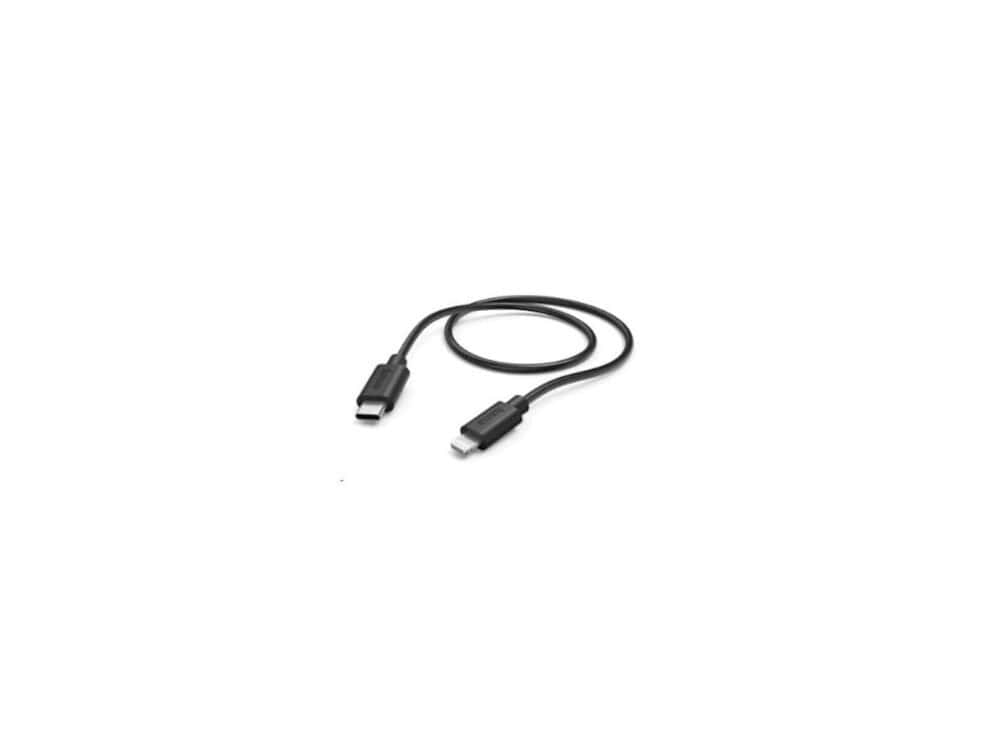 hama charging/data cable usb c to lightning 0.75m Black USB-C charging cable
