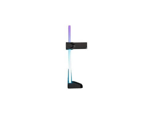 RGB GPU support bracket with gradient lighting