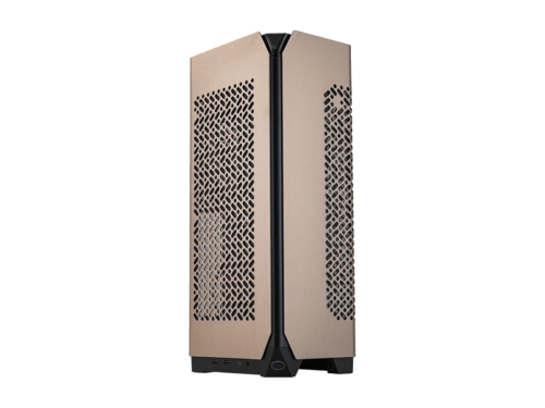 High-end gaming PC case, sleek design