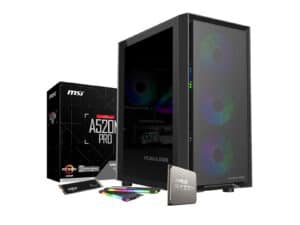 PCBuilder AMD Ryzen 5 5600GT Defender Desktop - Ryzen 5, 16GB RAM, 500GB SSD, Win 11 Home