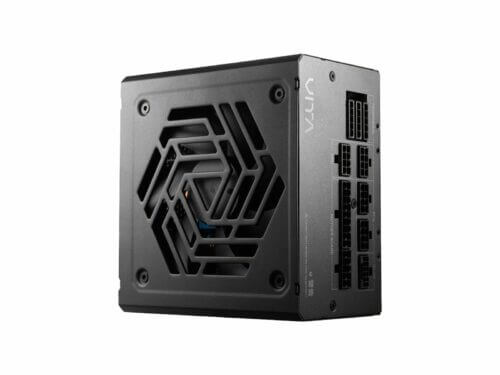 Computer power supply unit with multiple connectors.