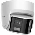 Hikvision surveillance security camera close-up