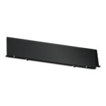 Black desktop privacy panel