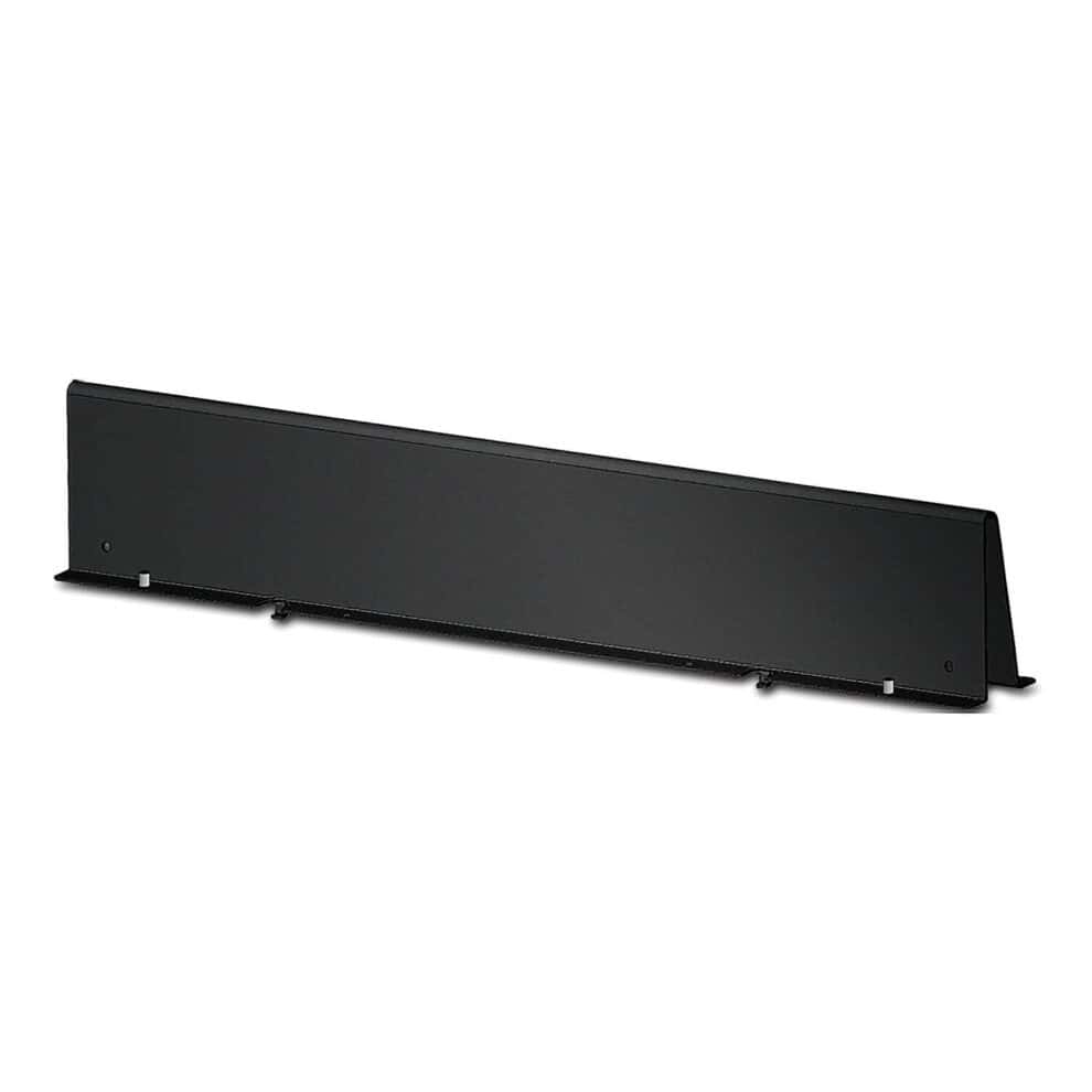apc netshelter cable management, data cable partition, black, 747 x 122 x 72 mm Black desktop privacy panel