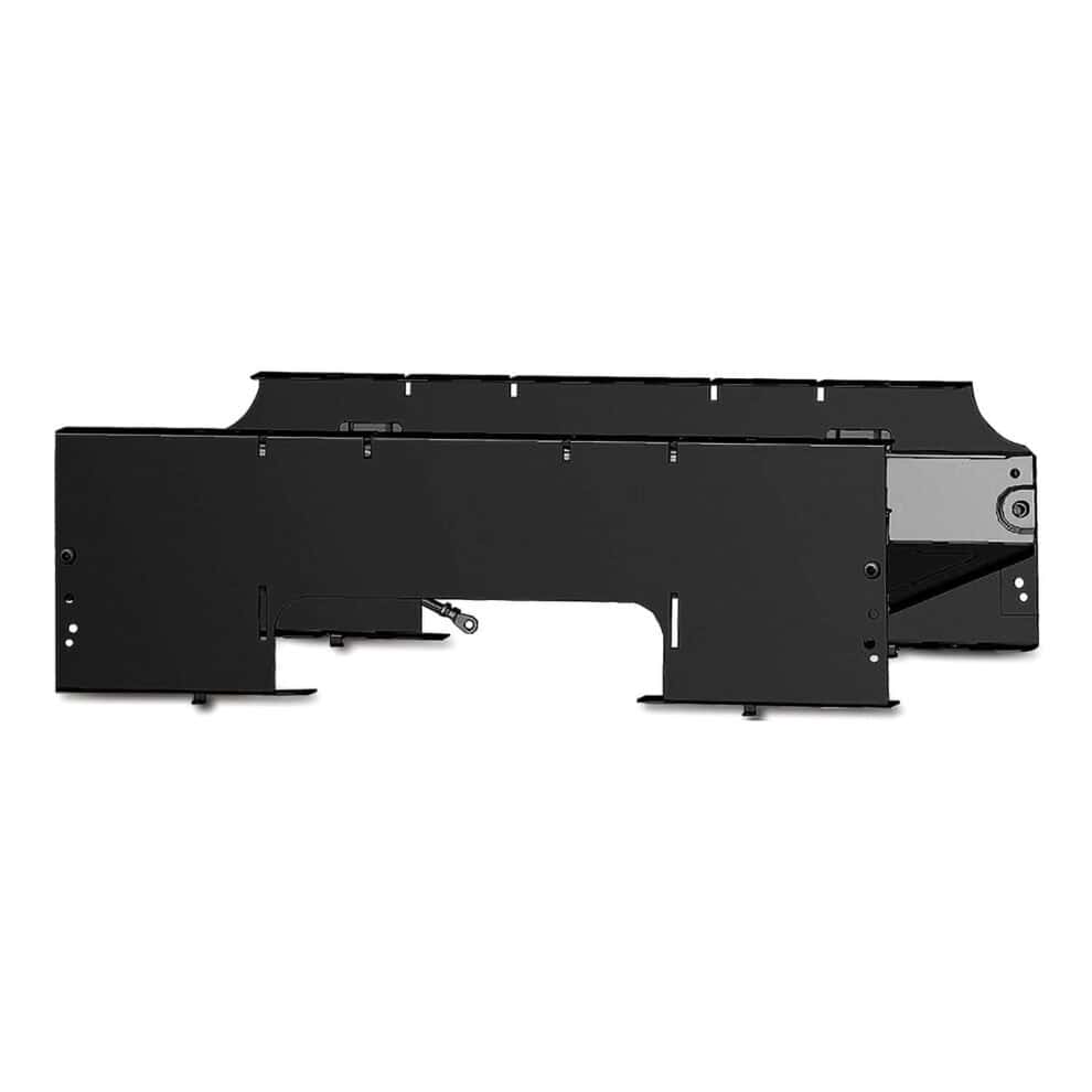 apc netshelter cable management, cable trough, black, 597 x 191.4 x 317.4 mm Black metal furniture component