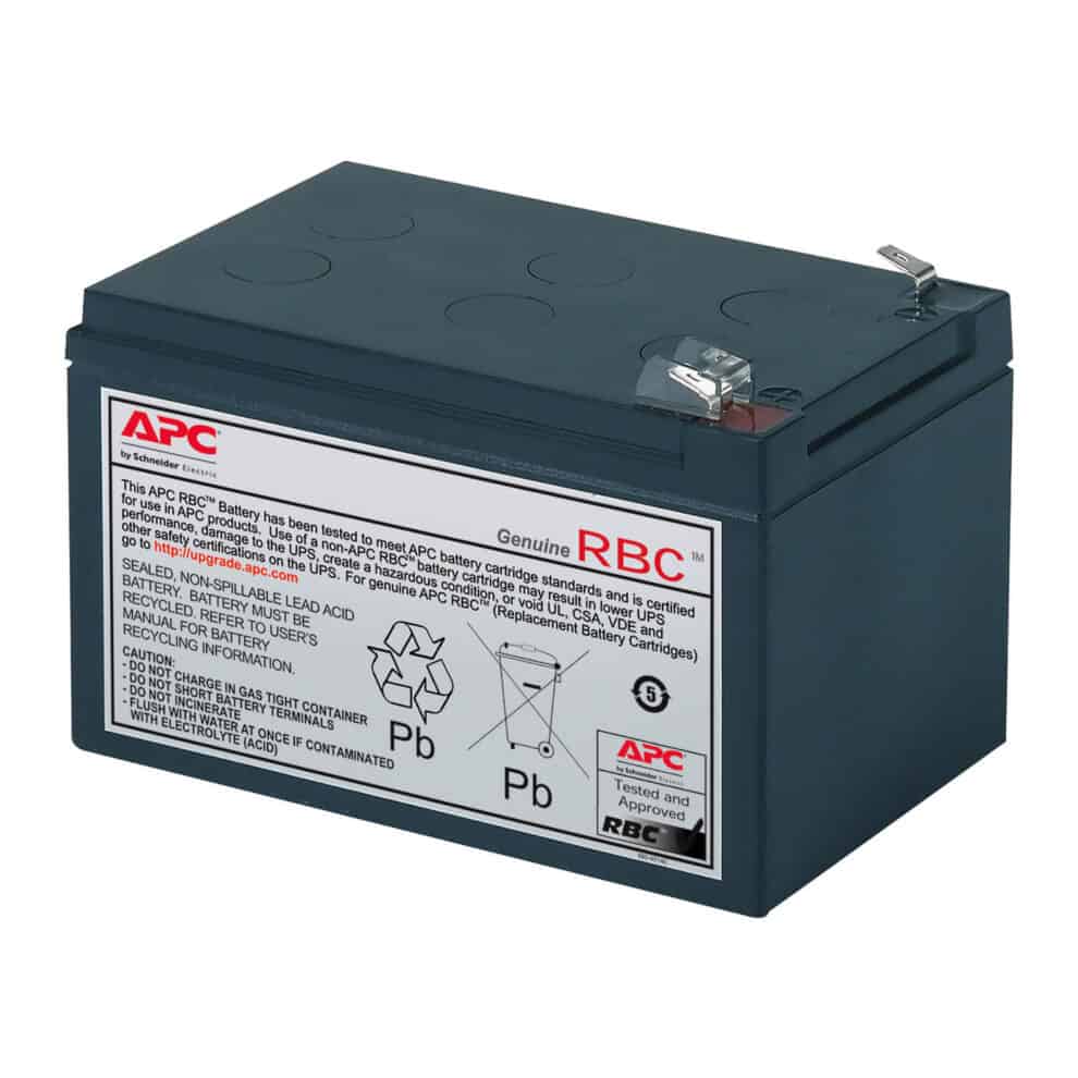 apc replacement battery cartridge 4 with 2 year warranty APC Genuine RBC backup battery