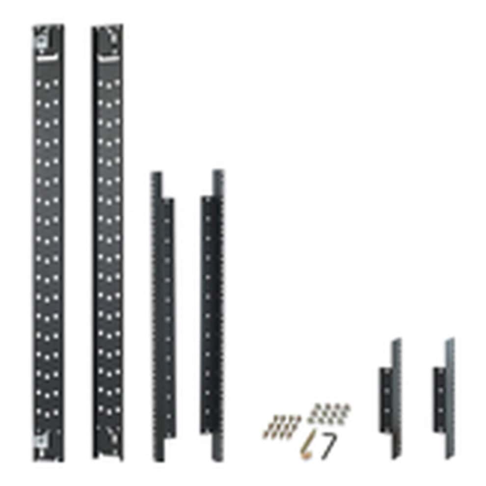 netshelter sx 42u 600mm wide recessed rail kit Rack mounting rails and hardware set