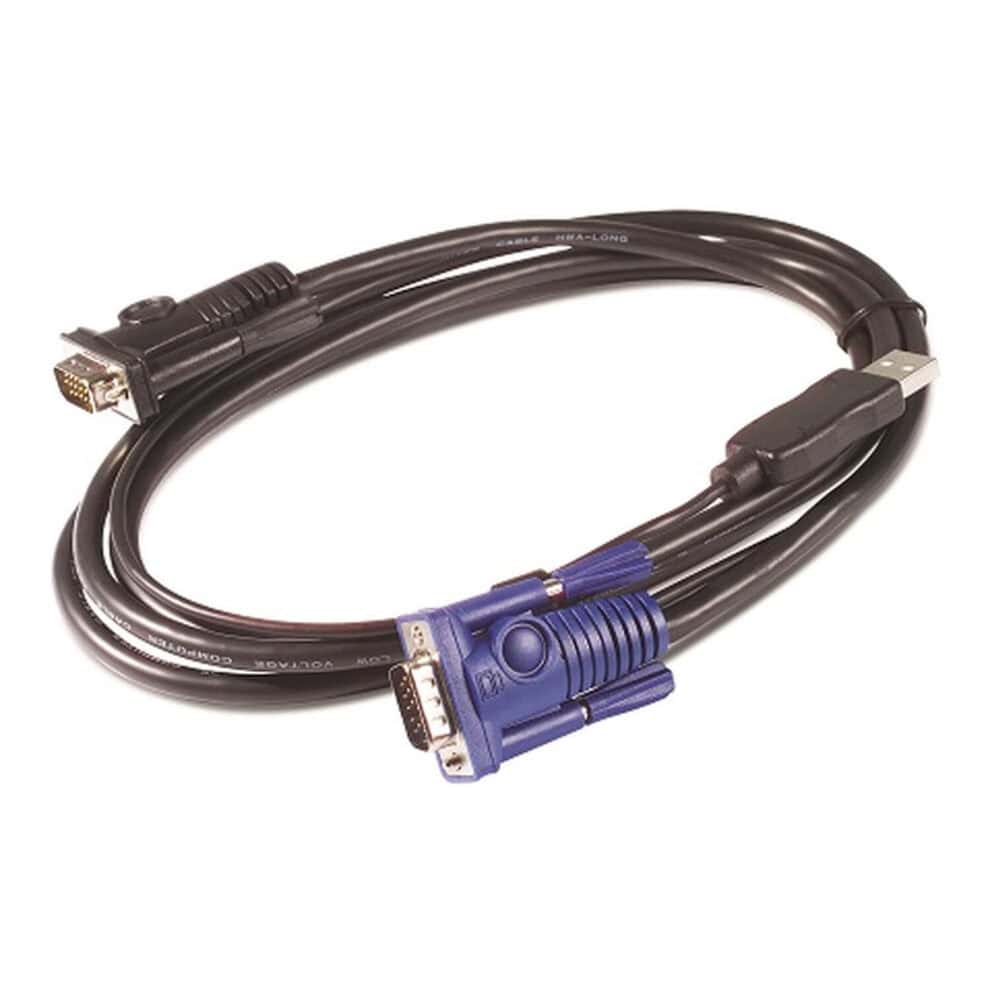 apc kvm usb cable 6 ft (1.8 m) VGA to USB adapter cable