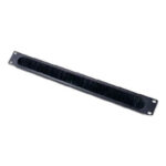 Rack cable management brush panel