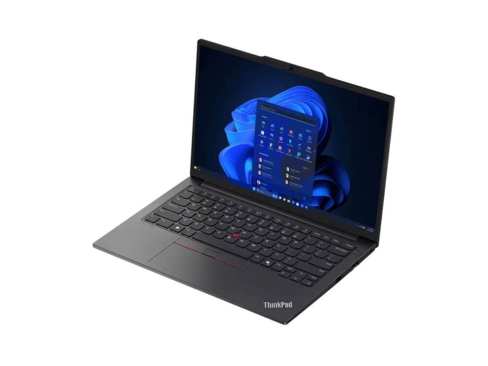 ThinkPad laptop showing Windows 11 screen
