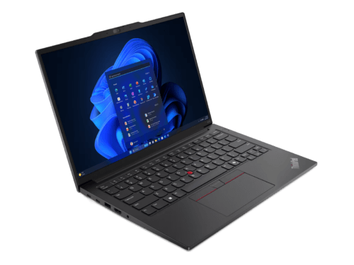 Black laptop with Windows 11