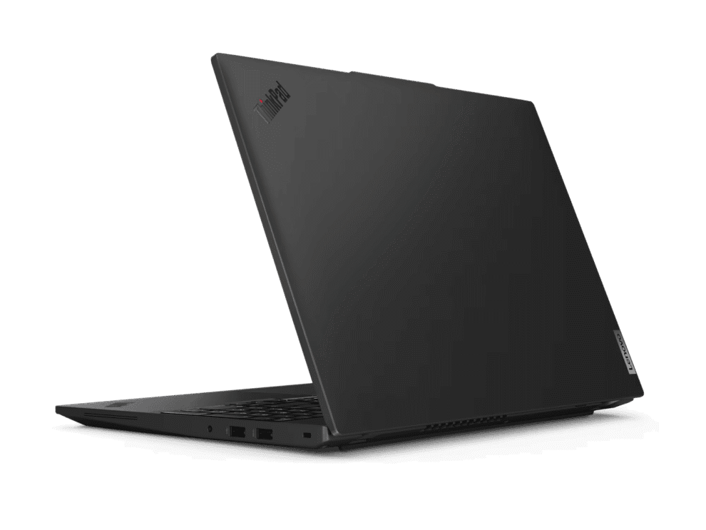 Lenovo ThinkPad laptop, rear view