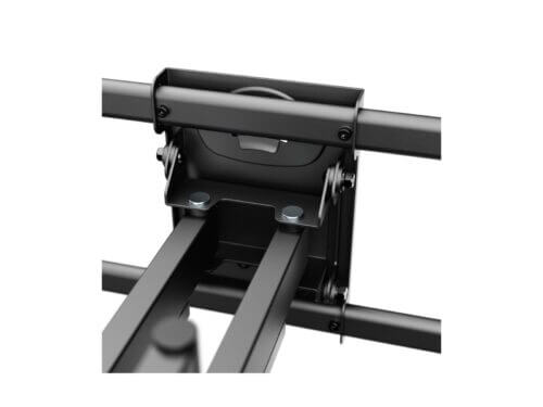 winx mount ultra full motion tv bracket Close-up of black metal bracket.