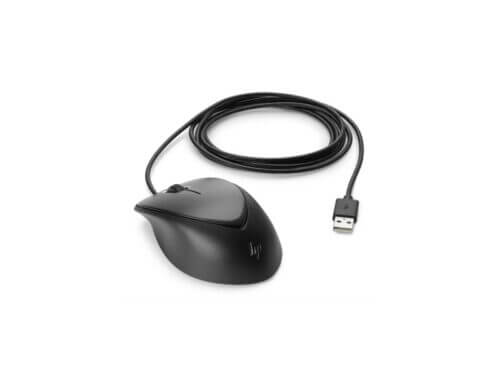 Black USB computer mouse