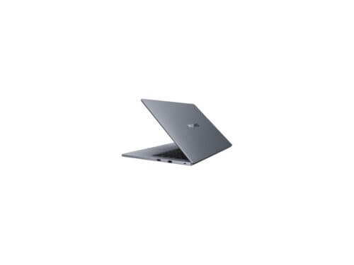Huawei laptop partially closed
