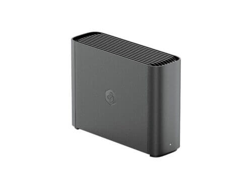 External hard drive, black color