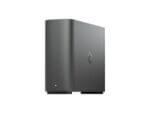 Black external hard drive