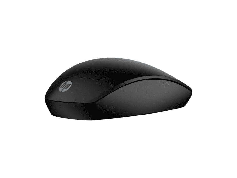 Black HP wireless computer mouse
