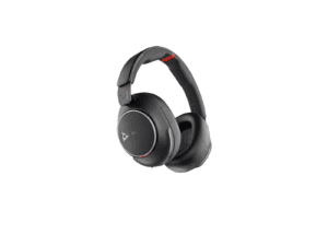 Black over-ear wireless headphones