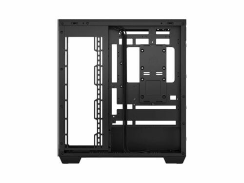 Empty PC case interior view