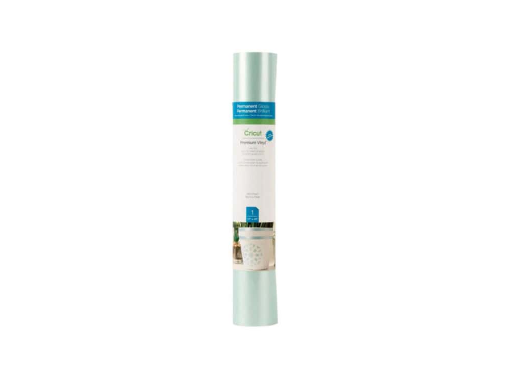 2008074 cricut premium pearl pastel vinyl mint 30.5 cm x 122 cm Cricut Premium Vinyl roll mint green
