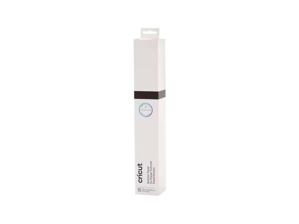 Cricut transfer paper roll in box packaging.