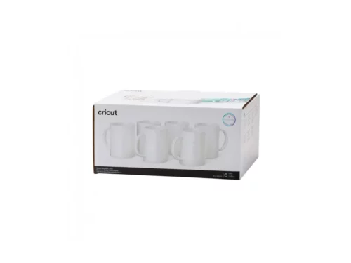 Cricut ceramic mug blanks box, 6-count