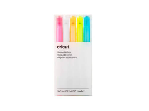 Cricut Opaque Gel Pens 5 Count Pack