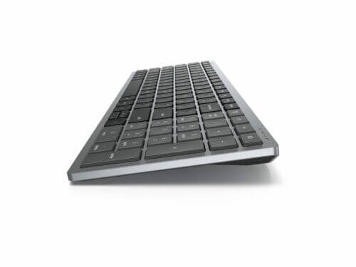 Side view of a sleek keyboard