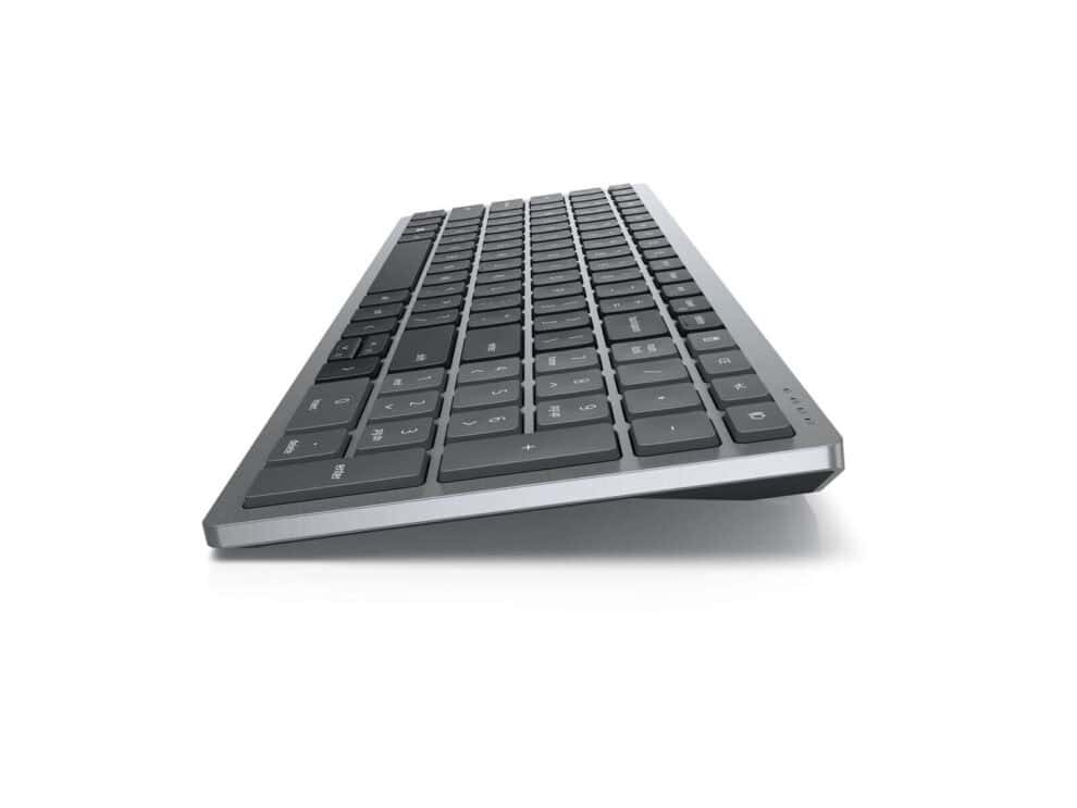 Side view of a sleek keyboard
