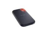 SanDisk external portable hard drive close-up