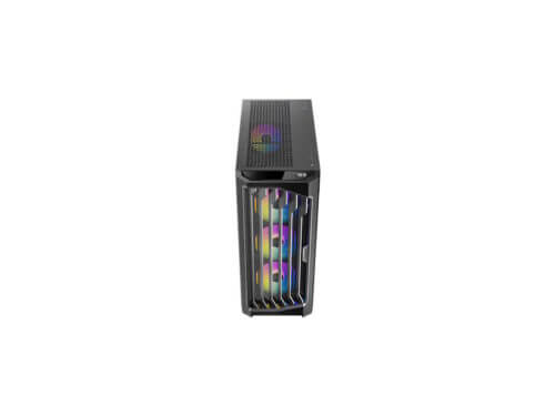 Gaming PC tower with RGB lights