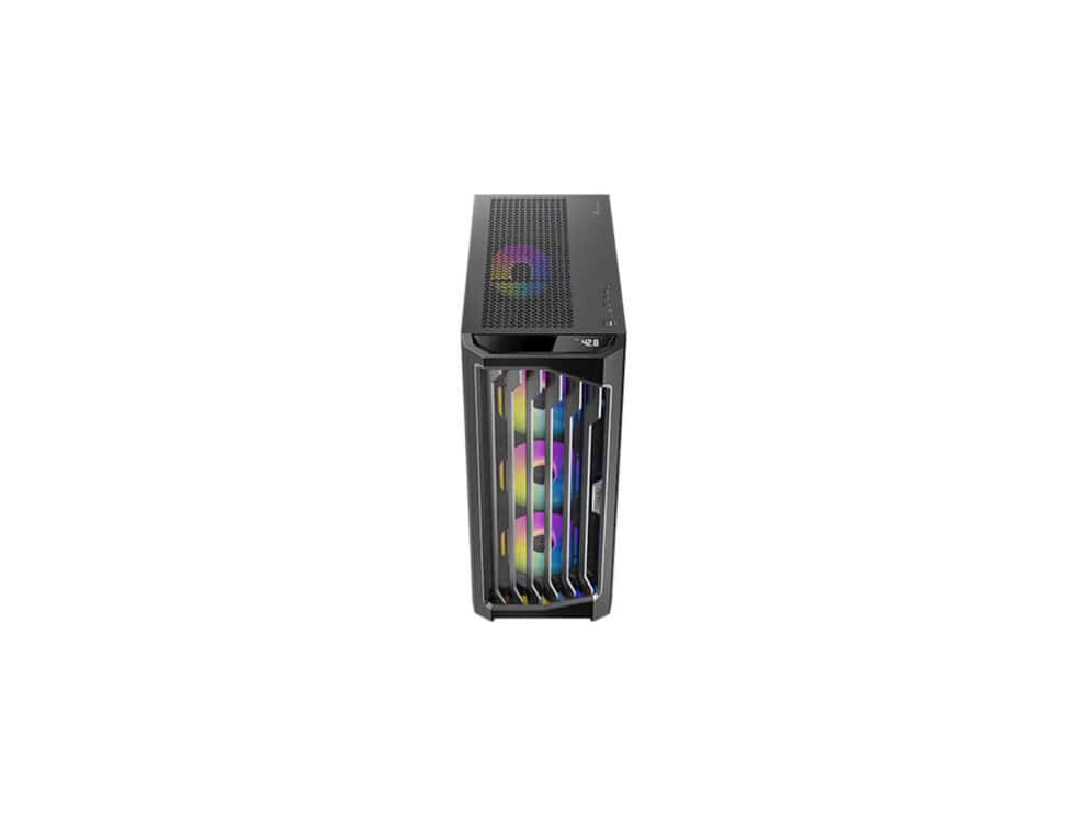 Gaming PC tower with RGB lights