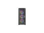 RGB gaming computer case with front view.