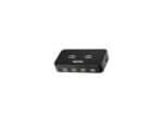 Hama black USB hub with four ports
