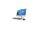 Desktop computer setup with monitor, keyboard, and mouse