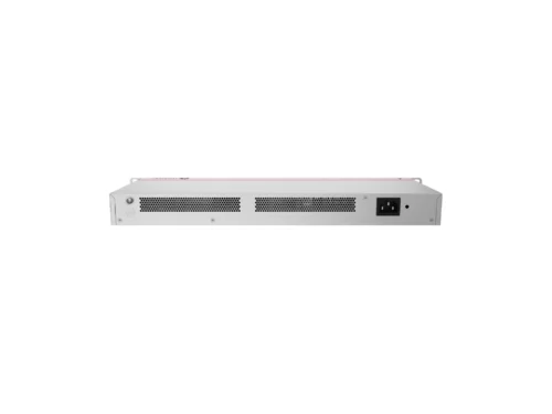 Rear view of server rack-mounted device
