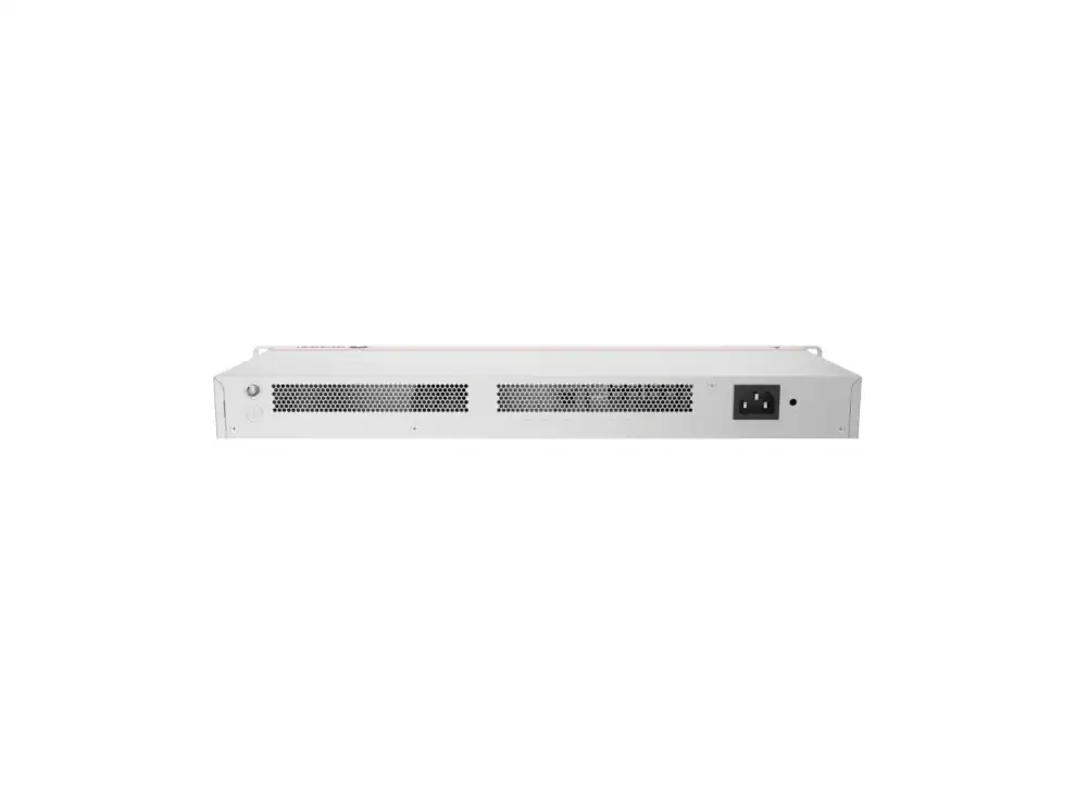 AV network rack mount front view with ventilation