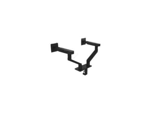 Dual monitor desk mount arm