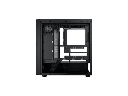 Empty black computer case.