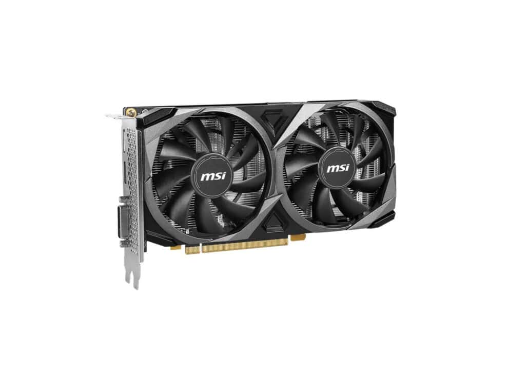 MSI graphics card with dual fans