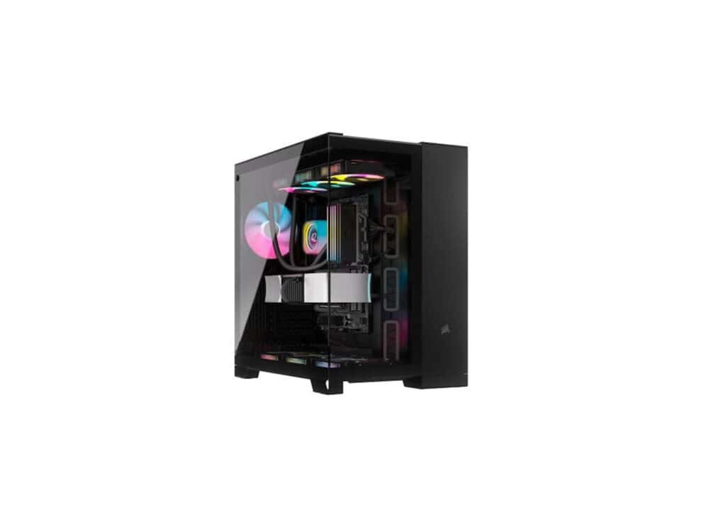 Gaming PC with RGB lighting