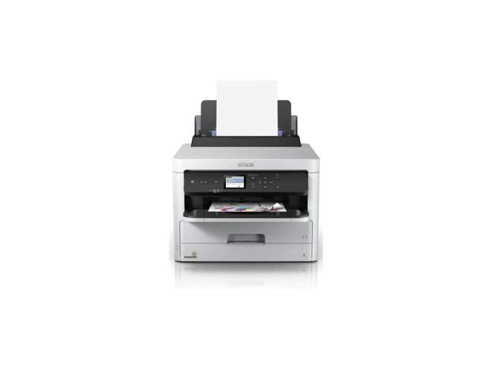 Epson multifunction printer with screen and paper feed