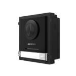 Hikvision security camera with lens and logo