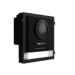Hikvision security camera, black, wall-mounted